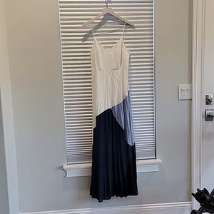 Express blue and white Maxi dress.